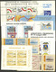 ITALY: AVIATION: 14 Mini-sheets With Cinderellas Related To The Topic, VF Quality! - Erinnophilie