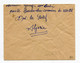 !!! ALGERIE, MARIANNE DE DECARIS  SURCHARGEE EA SUR LETTRE, CACHET DE BARBACHA - RARE - Algeria (1962-...)