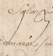 1777 - Marque Manuscrite Marseille Sur Lettre Avec Corresp  Filiale De 3 P Vers Pont De Camaret En Rouergue Par Lodève - 1701-1800: Vorläufer XVIII