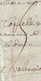 1775 - Marque Postale DOUAY Douai En Rouge Sur Lettre Avec Correspondance Vers Valenciennes - Règne De Louis XVI - 1701-1800: Précurseurs XVIII