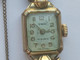 Montre Bracelet Plaqué OR Marqué Dessus ERMI 15 RUBIS SWISS Poids 20,56 Grammes Enchapado = Placage - Watches: Jewels