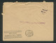 Lettre D'Etupes Pour New York Parvenue Déchirée Au D.C.R. Et Retournée à L'envoyeur 19/10/1949 - Saint Wandrille - Unfallpost