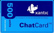XANTIC : XAN01 500u Xantic ChatCard For Inmarsat-A-B-M SATELLITE CARD USED Exp: 1 YEAR - Other & Unclassified