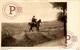 LA RIOJA LOGROÑO LABRADOR A CABALLO ANTIGUA POSTAL. FOTO PRINCESA PILAR DE BAVIERA RARA POSTAL - La Rioja (Logrono)