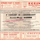 87- LIMOGES -PROGRAMME SOCIETE CONCERTS CONSERVATOIRE-1948-SALLE BERLIOZ-JEANNE MARIE DARRE-PIERRE LEPETIT - Programs