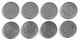 1963,67,68,71,78,80,81,83 DDR 10 Pfennig Circulated Coins KM#10 - 10 Pfennig