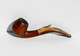 JOLIE ANCIENNE PIPE COURBE A TABAC – "BRUYERE GARANTIE" – PFEIFE FRANCE L:13,5cm        (230422.4) - Heather Pipes