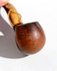 JOLIE ANCIENNE PIPE COURBE A TABAC – "BRUYERE GARANTIE" – PFEIFE FRANCE L:13,5cm        (230422.4) - Bruyerepfeifen