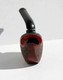 JOLIE ANCIENNE PFEIFE PIPE A TABAC EN BRUYERE - MARKEN - FORME SABOT SHOES L:11cm        (230422.6) - Pipas En Madera De Brezo ( Bruyere)