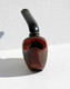 JOLIE ANCIENNE PFEIFE PIPE A TABAC EN BRUYERE - MARKEN - FORME SABOT SHOES L:11cm        (230422.6) - Pipes En Bruyère
