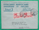 ENVELOPPE PUB FIDUCIAIRE MAROCAINE MAURICE BERNARD CASABLANCA MAROC POUR ORLEANS LOIRET 1946 LETTRE COVER FRANCE - Gebraucht