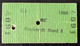 Ticket Tickets De Train Roumanie Romania Railway BUCURESTI BUCHAREST NORD Bucarest 1988 - Europe