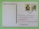 Poland 1999 Postcard To England - Zodiac Taurus - Pine Cones - Cartas & Documentos