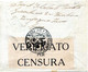 1.5.1918 Busta POSTA MILITARE VERIFICATO PER CENSURA - Per Firenze - Franquicia