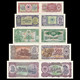 ALBANIA BANKNOTES 1957 FULL SET UNC CONDITIONS Rare (serial Number May Differ From The Photo Due To Different Pieces) - Albanië