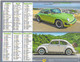 CALENDRIER 2022 Auto FERRARI MERCEDES PORSCHE VOLKSWAGEN - Tamaño Grande : 2001-...