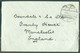 BRITISH FORCES IN EGYPT LETTER STAMP Cover From ALEXANDRIA 16 Ma. 1935 To Manchester (GB) And Franked (on The Back) With - Lettres & Documents