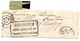 BELGIQUE - COB 83 SIMPLE CERCLE RELAIS A ETOILES POTTES SUR BANDE D'IMPRIMES, 1910 - Postmarks With Stars