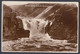 Vintage Photo Postcard Postale Carte Postkarte Rheidol Valley Falls Nr Aberystwyth Posted 1929 GB Union Congress Stamp - Cardiganshire