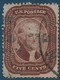 Etats Unis 1857/60 N°12a 5c Cents Marron Type I Oblitéré TTB - Oblitérés