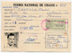 FRANCE - Permis National De Chasse - Fiscal (valable Jusqu'au 30 Juin 1957) - Andere & Zonder Classificatie