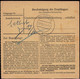 Luxembourg Luxemburg 1943 Carte Paquets / Paketkarte Bonneweg Nach Bissen / 2 Scans - Occupazione