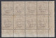 1912 Blocco Di 8 Valori BdF Sass. 7 MNH** Cv 40 - Aegean (Caso)