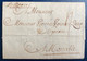 "De Monaco" Lettre Précurseur De 1748 De Livorno Postée à Monaco Pour Le Bateau A Destination De Marseille RR & SUP - ...-1885 Vorphilatelie