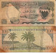 BAHRAIN 100 FILS  BOAT FRONT PALM TREE BACK DATED 1964 VF P.1a 1 YEAR TYPE READ DESCRIPTION CAREFULLY !!! - Bahrein