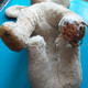 Delcampe - Peluche Ancienne, Chien - Intérieur En Paille (à Restaurer Partiellement) - Peluches