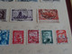 Delcampe - Sarre 2 Pages De Timbres Oblitérés Dont Bonnes Valeurs - Collections, Lots & Séries