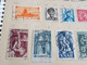 Delcampe - Sarre 2 Pages De Timbres Oblitérés Dont Bonnes Valeurs - Collections, Lots & Series