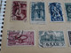 Delcampe - Sarre 2 Pages De Timbres Oblitérés Dont Bonnes Valeurs - Collections, Lots & Séries