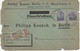 German MOROCCO  1902 Cover/ Brief With/mit 2x 25 C Stamp/Marke, Registered TANGER To/nach Germany, Faults - Morocco (offices)