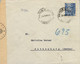 1944 , GERONA , SOBRE CIRCULADO ENTRE SAN FELIÚ DE GUIXOLS Y GOTEBORG , TRÁNSITO BARCELONA , CENSURAS - Storia Postale