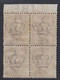 1912 Blocco Di 4 Valori BdF Sass. 7 MNH** Cv 20 - Egeo (Caso)