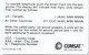 COMSAT : COM02 100u COMSAT SI-4 (ctrl 0189) MINT - [2] Chip Cards
