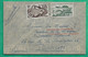 YT N°337 + 340 ST PIERRE ET MIQUELON LETTRE PAR AVION POUR PARIS 1949 LETTRE COVER FRANCE - Usati