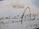 Italien Vorphila 1824 Stempel L2 Fermo Und Rückseitig Postablage Ra1 Svittoria Faltbrief Mit Inhalt - 1. ...-1850 Prephilately