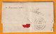 Delcampe - 1847 - QV - Lettre Pliée Avec Corresp. De 3 P En Français De Kensington Vers Rouen, France - Port Payé En Angleterre - Marcofilia