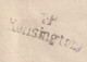 Delcampe - 1847 - QV - Lettre Pliée Avec Corresp. De 3 P En Français De Kensington Vers Rouen, France - Port Payé En Angleterre - Postmark Collection