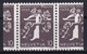 Zumstein 229Ry.5.01 / Michel 345yIIR -im Markenbild Getrennte Automatenmarke Mit 6 Greiflöchern Senkrrecht Postfr/**/MNH - Variétés