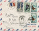 Nelle CALEDONIE N°327 +345x2 +347+FM13 / LETTRE Par AVION Pour LA FRANCE -C àD NOUMEA 28/12/70 - Storia Postale