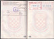 C117 --   PASSPORT  --   CROATIA  --   I. MODEL  --  1992  --  LADY PHOTO - Historical Documents