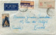 NOUVELLE-CALEDONIE LETTRE RECOMMANDEE PAR AVION DEPART NOUMEA ? JAN 1951 Nelle-CALEDONIE POUR LA TUNISIE - Covers & Documents