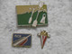 Pin's Sport CANOË KAYAK - Lot De 3 Pins FICK Federazione Italiana Canoa Kayak PZK Canoe Slalom World Cup - Kano