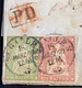 ST GALLEN 1860 Strubel Brief Unterfrankiert>Penrith Cumbria GB Via France(Schweiz Postvertragstempel Cover Lettre - Storia Postale