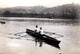 Photo Originale Deux De Couple En Aviron Et Entrainement Pour Bateaux à Deux Rameurs Vers 1910/20. - Sports