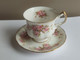 Tasse à Café Et Soucoupe Porcelaine Paragon Fine Bone China Made In Angleterre Elizabeth Rose Poids 189 Grammes - Tasses