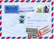 58982 - Bund - 1990 - 350Pfg SWK MiF A R-LpBf BREMEN -> Finnland, In Deutschland Beschaedigt & Amtlich Verschlossen - Covers & Documents